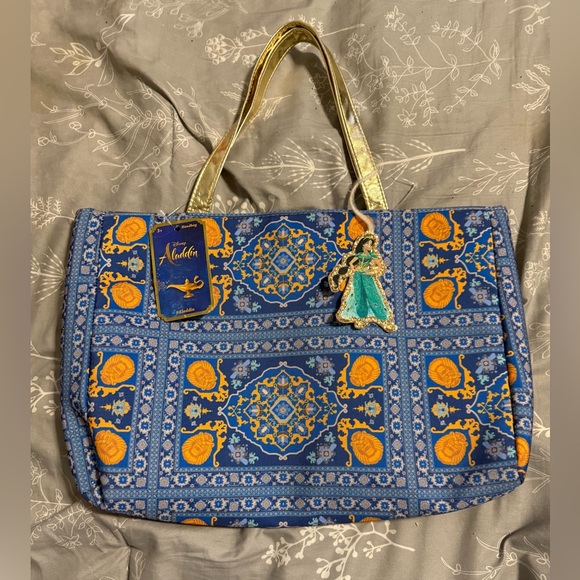Disney Handbags - Disney Aladdin Blue and Gold Tote